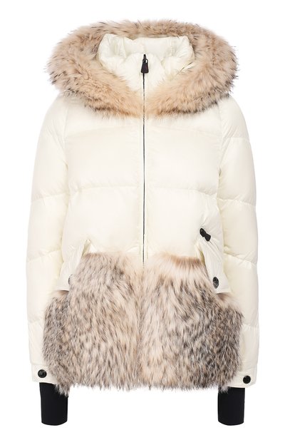 Пуховик MONCLER GRENOBLE белого цвета по цене 355500 руб., арт. D2-098-46391-15-53071, фото 1 Пуховик MONCLER GRENOBLE, арт. D2-098-46391-15-53071, фото 1