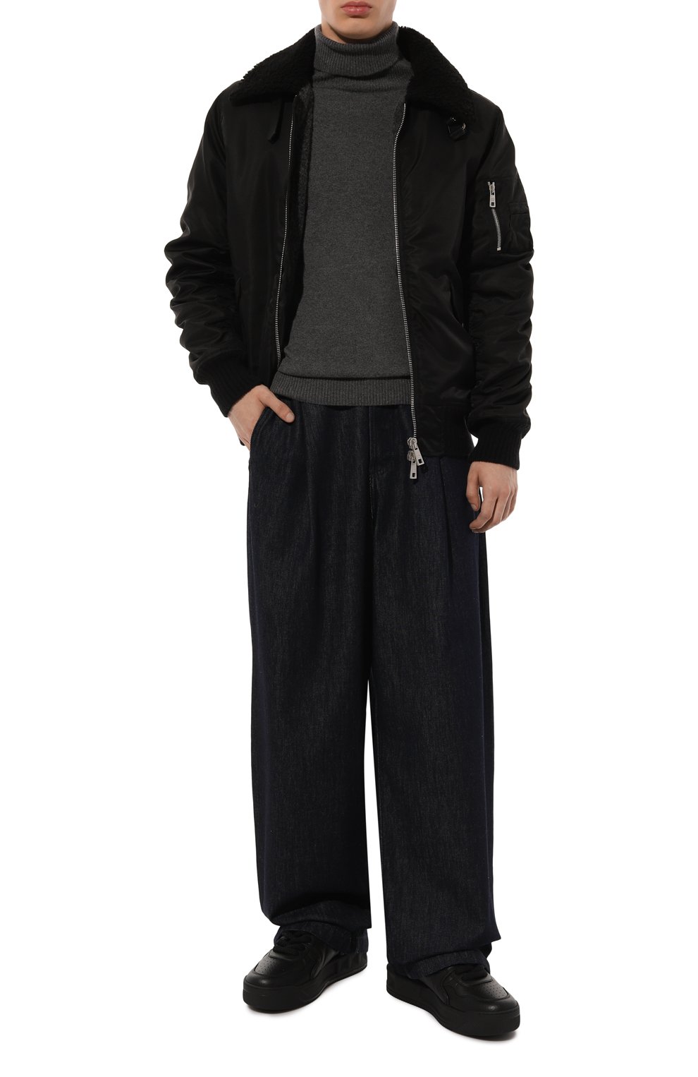 Бомбер GIORGIO BRATO черного цвета по цене 87550 руб., арт. TX25F1603, фото 2 Бомбер GIORGIO BRATO, арт. TX25F1603, фото 2