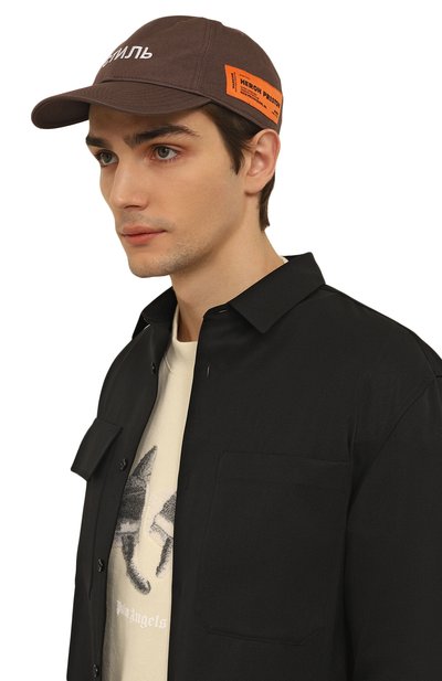 Хлопковая бейсболка HERON PRESTON, арт. HMLB001F22FAB0020901, фото 2