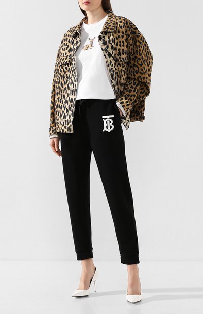 Хлопковая футболка BURBERRY, арт. 8024653, фото 2