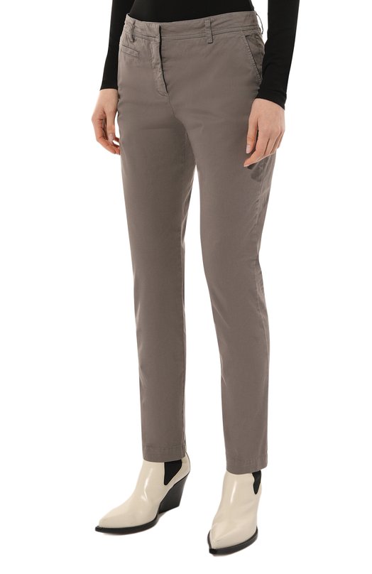 Хлопковые брюки Giorgio Armani 3SHPP0UX/T03B3 Серый  3SHPP0UX/T03B3 Фото 3