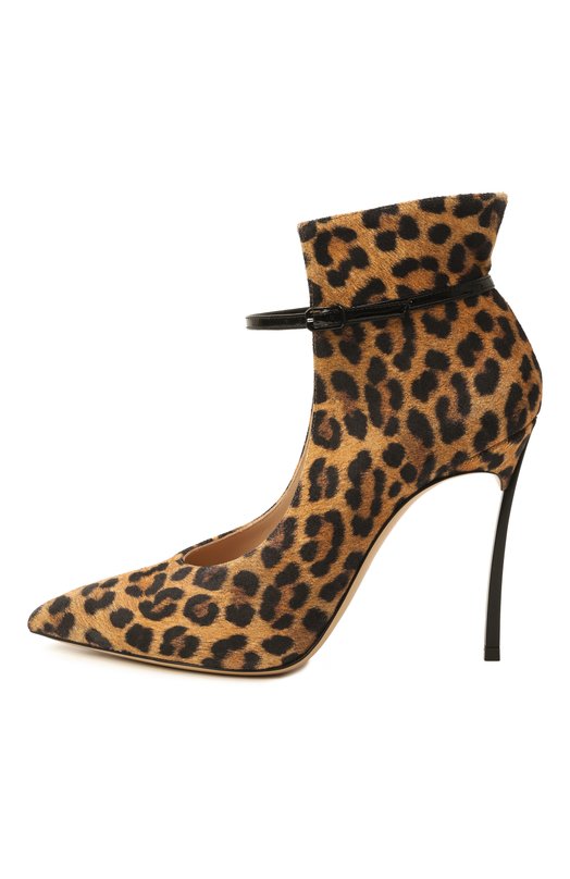 Замшевые туфли Malaysia Blade Casadei 1H038A100T/T0554 Леопардовый  1H038A100T/T0554 Фото 4