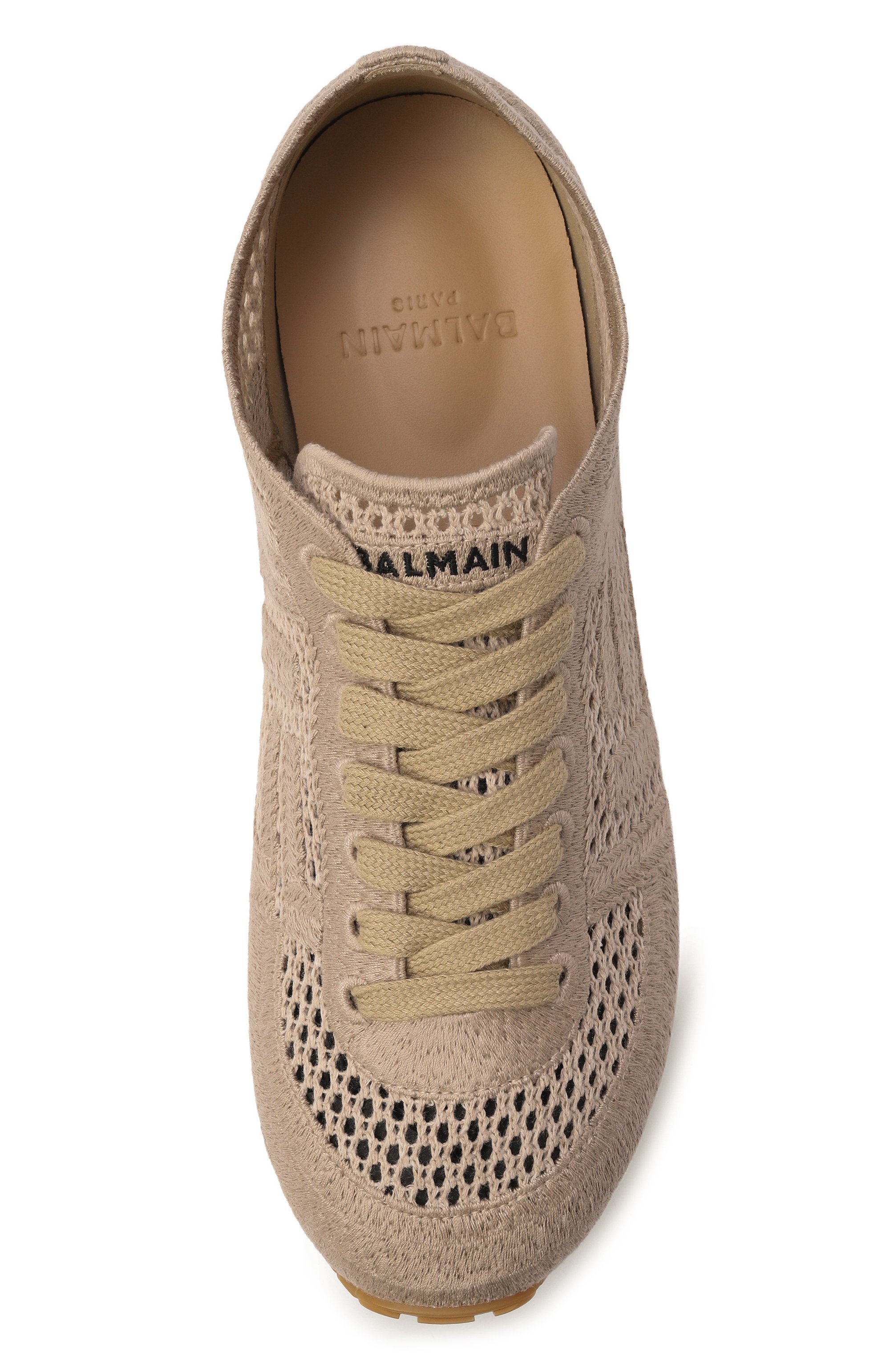 Текстильные кроссовки racer 45 BALMAIN, арт. GN0VI770/TCHR, фото 6