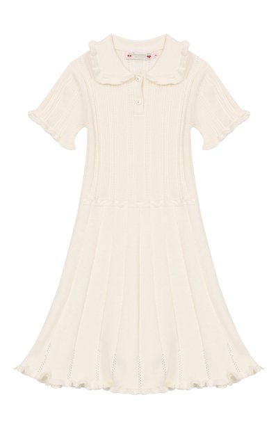 Платье из хлопка и кашемира BONPOINT, арт. S06GDRK00003/10A-12A