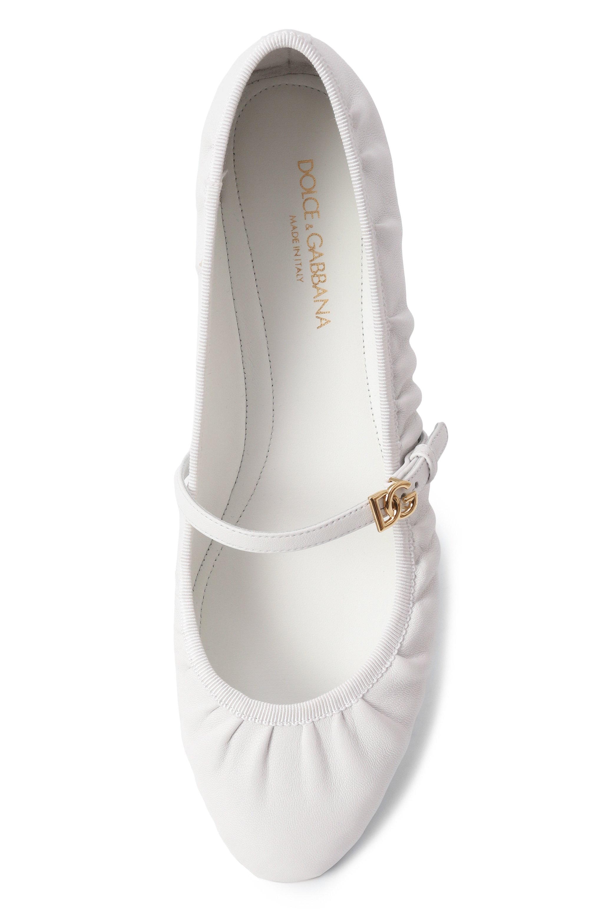 Кожаные балетки odette DOLCE & GABBANA, арт. CB0222/AV938, фото 6