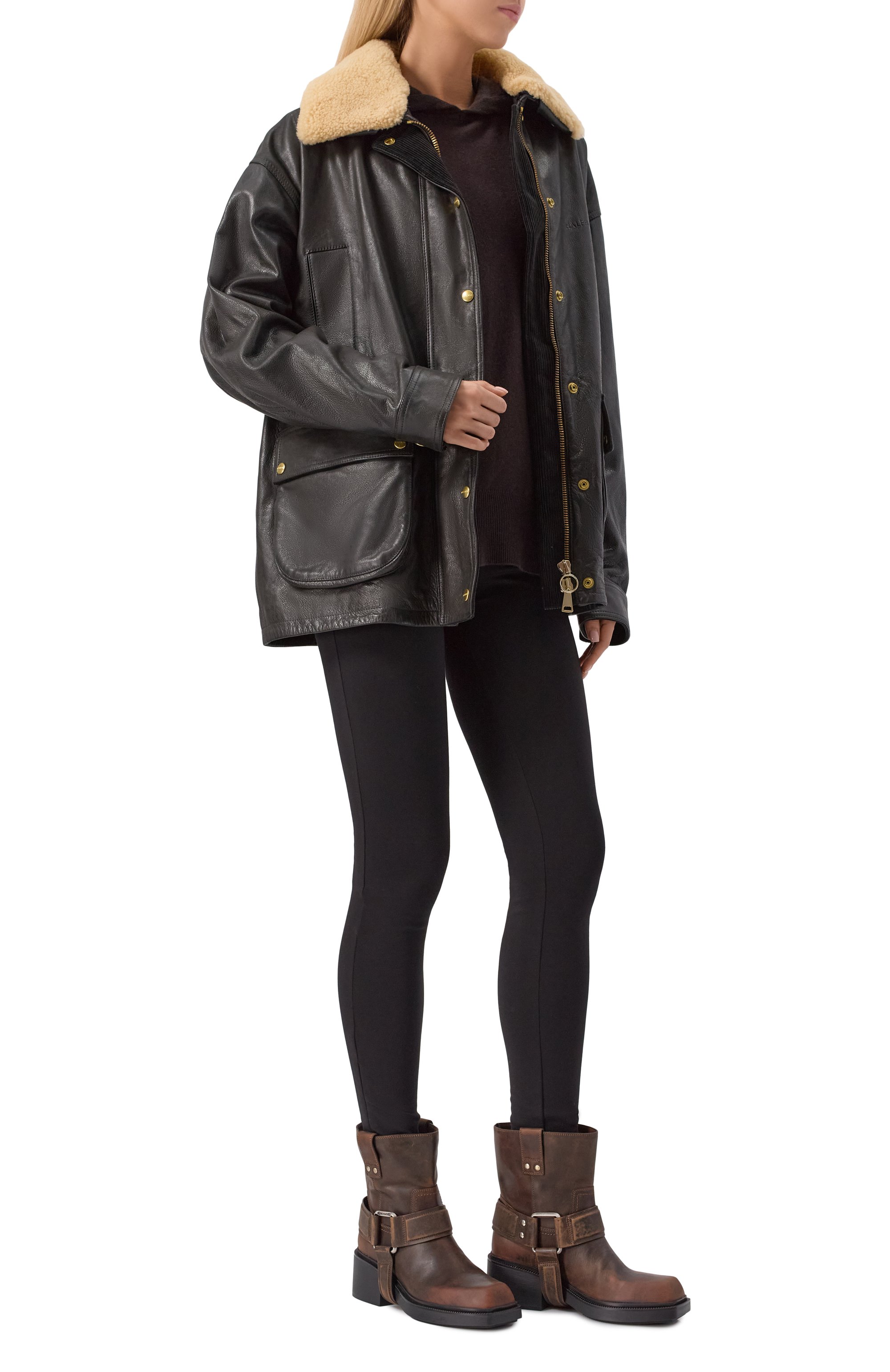 Кожаные ботинки f06 fray VIC MATIE, арт. 1H4150D_F06F050310, фото 3