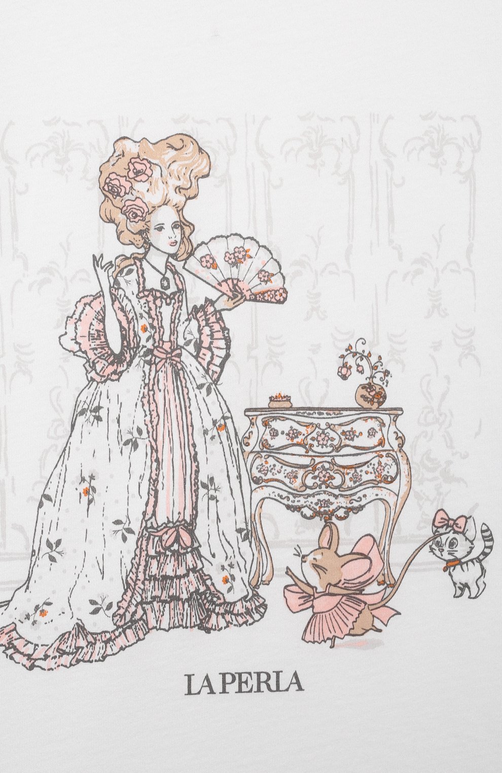 Хлопковая пижама LA PERLA, арт. 70261/8A-14A, фото 7