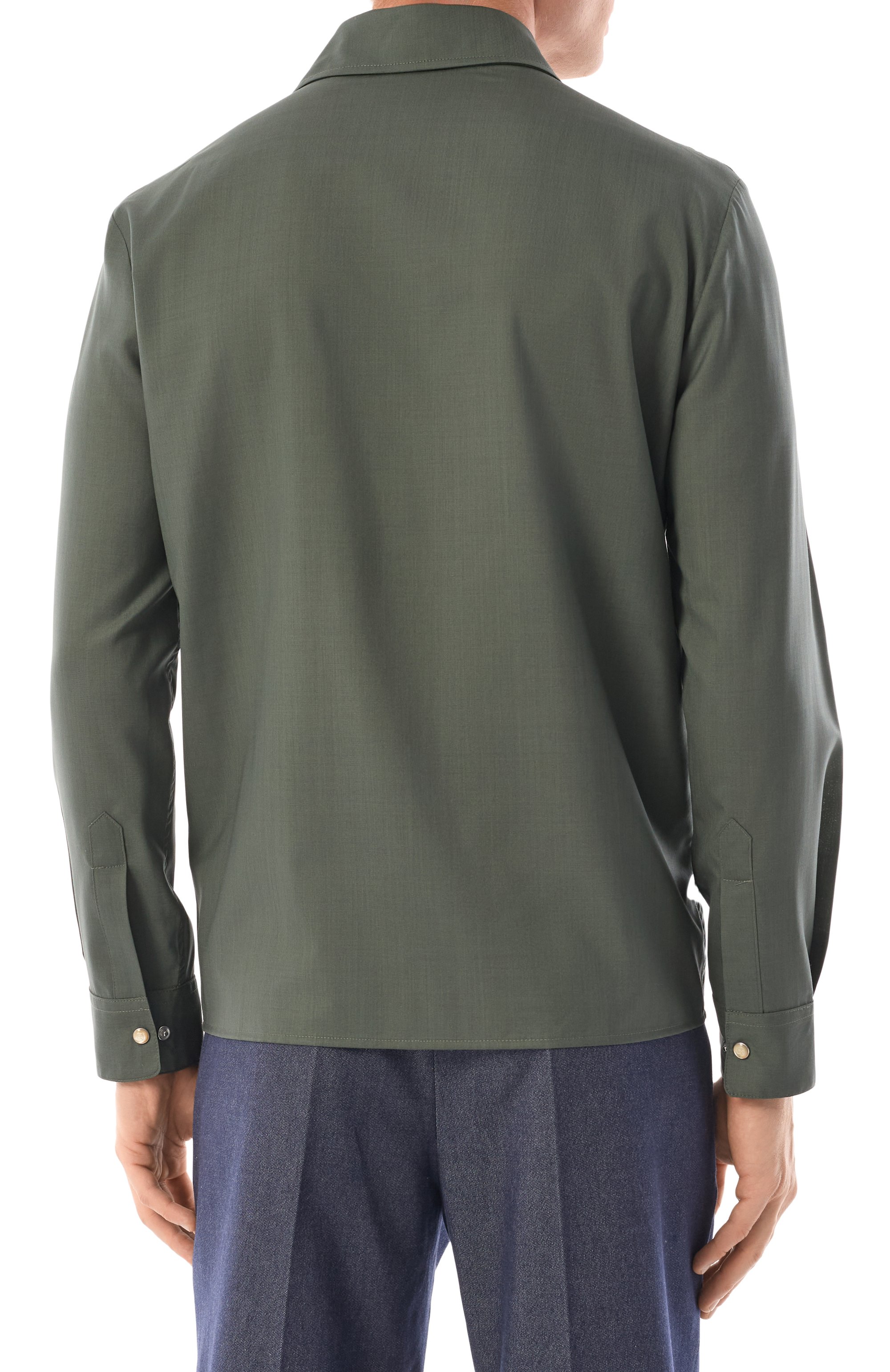 Рубашка из шерсти и шелка MARCO PESCAROLO, арт. NEXT/5122, фото 4