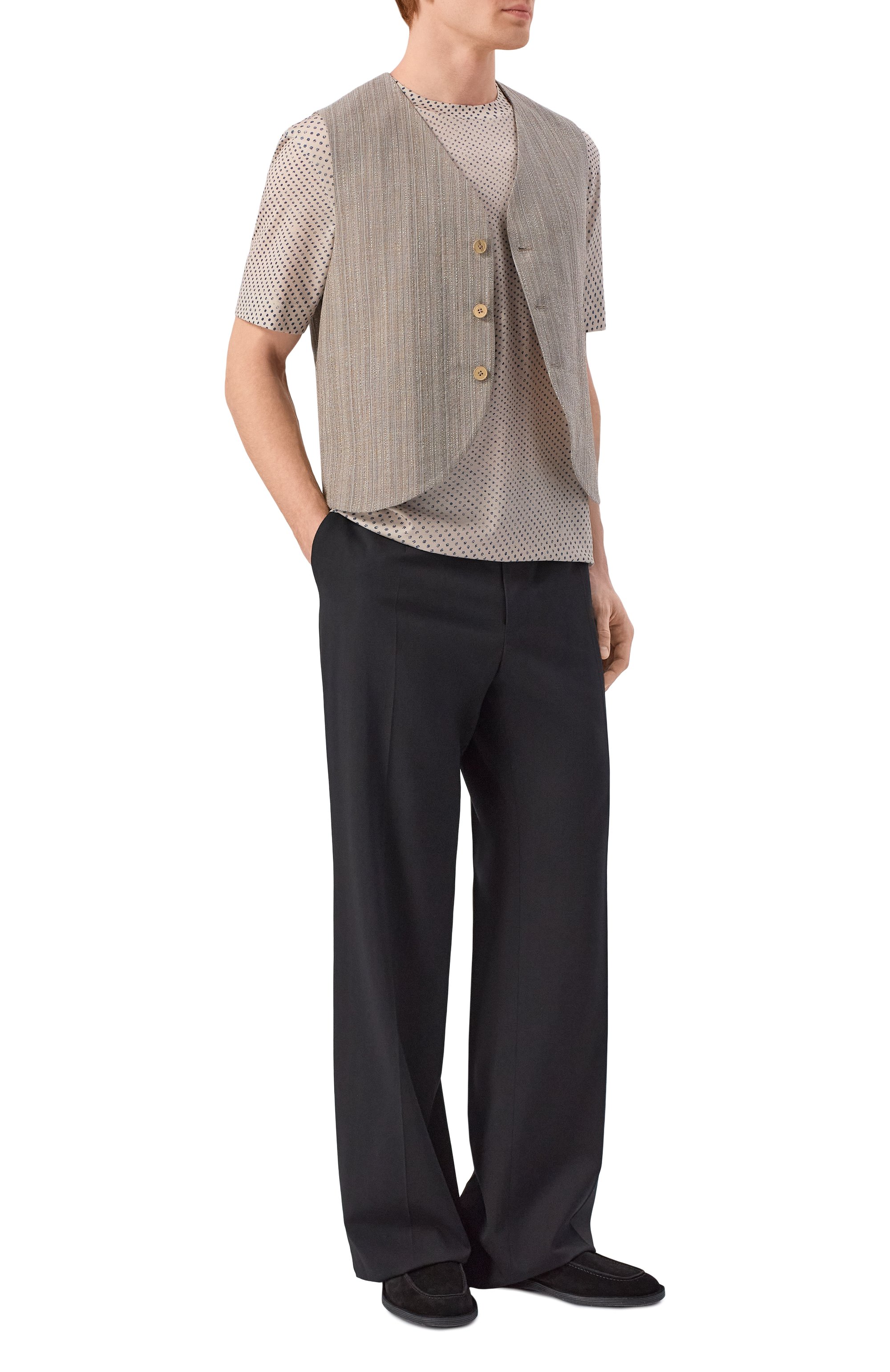 Футболка из лиоцелла и хлопка EMPORIO ARMANI, арт. EM005270/AF24857, фото 2