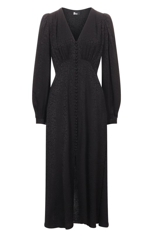 Платье из вискозы The Kooples FR0B31098K Чёрный FR0B31098K