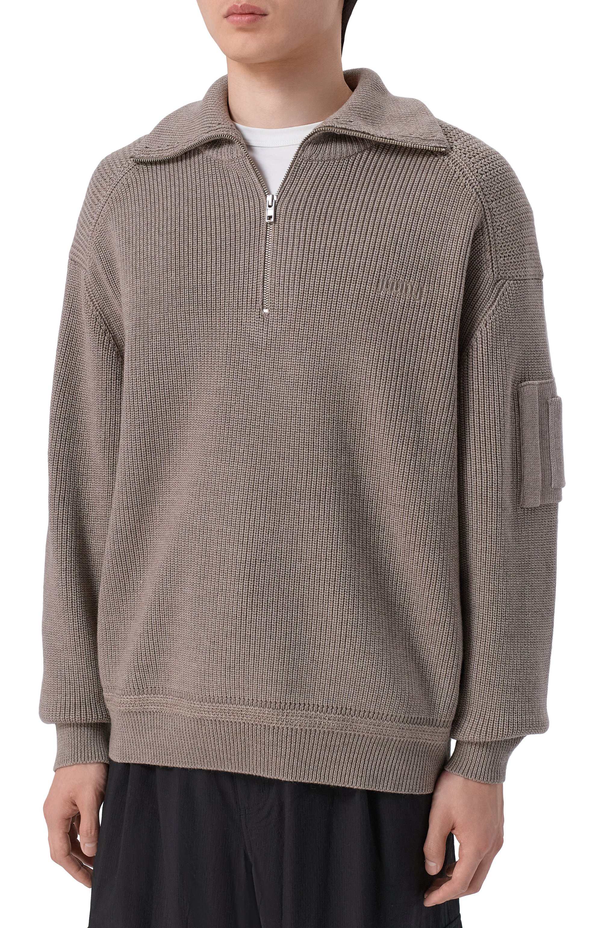 Свитер JUUN.J темно-бежевого цвета по цене 79200 руб., арт. JC6251P31, фото 3 Свитер JUUN.J, арт. JC6251P31, фото 3