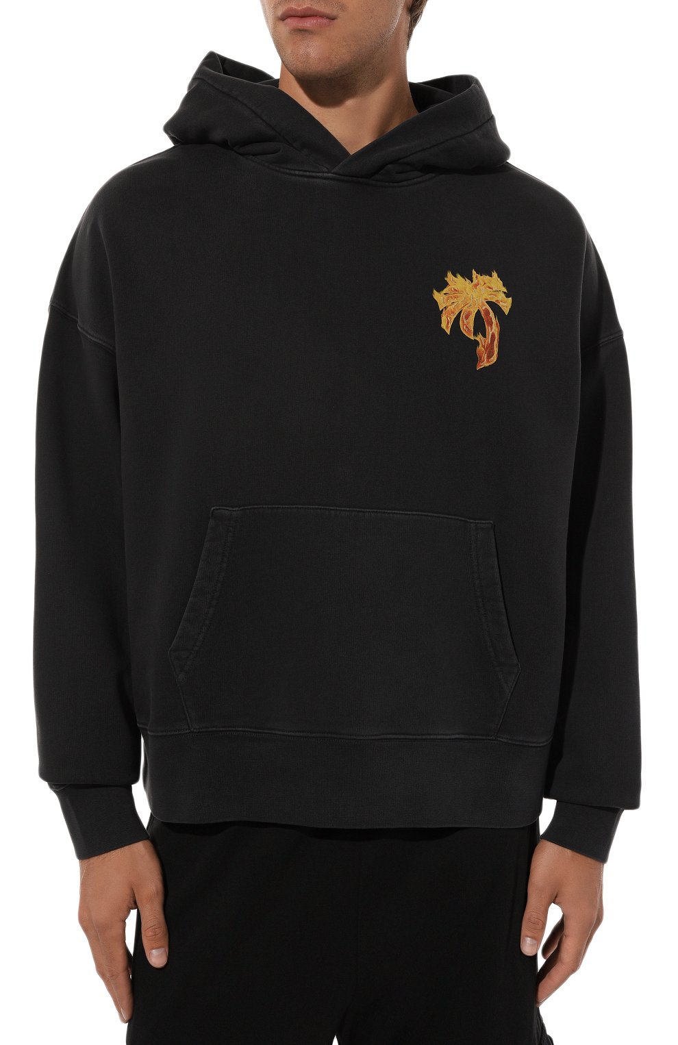 Хлопковое худи PALM ANGELS, арт. PMBB058F24FLE005, фото 3