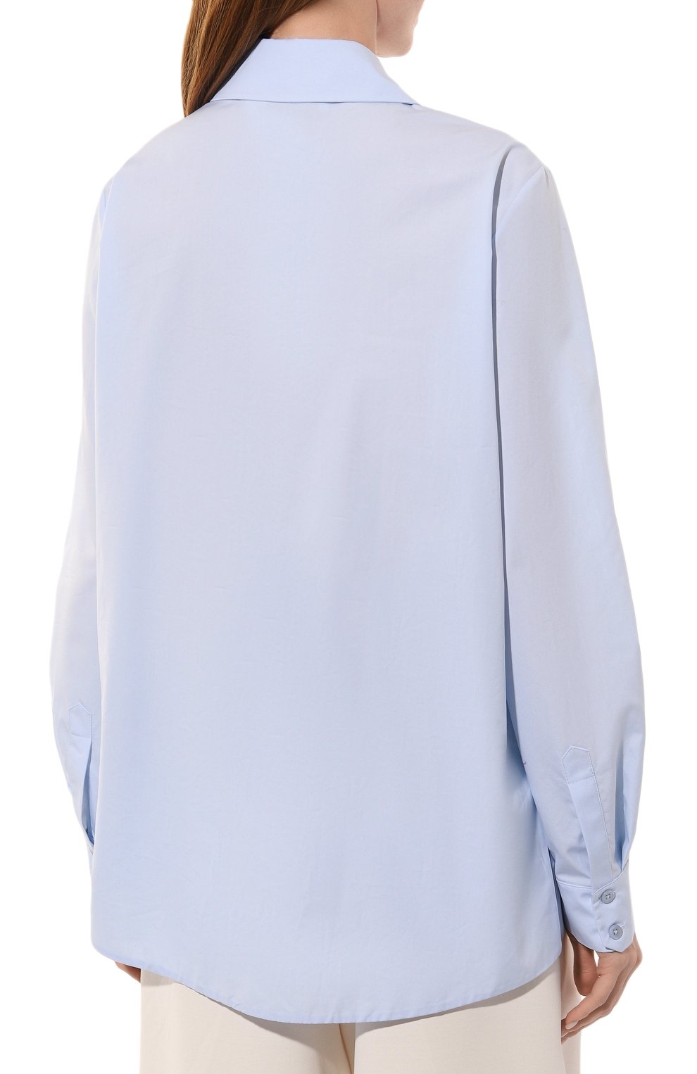 Хлопковая рубашка DICE KAYEK голубого цвета по цене 61550 руб., арт. PF23C603, фото 4 Хлопковая рубашка DICE KAYEK, арт. PF23C603, фото 4