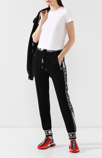 Хлопковые джоггеры DOLCE & GABBANA, арт. FTBDTT/FU7DU, фото 2