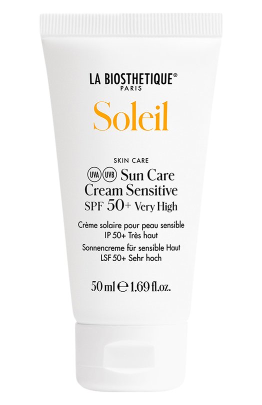 фото Солнцезащитный крем spf 50+ для чувствительной кожи (50ml) la biosthetique