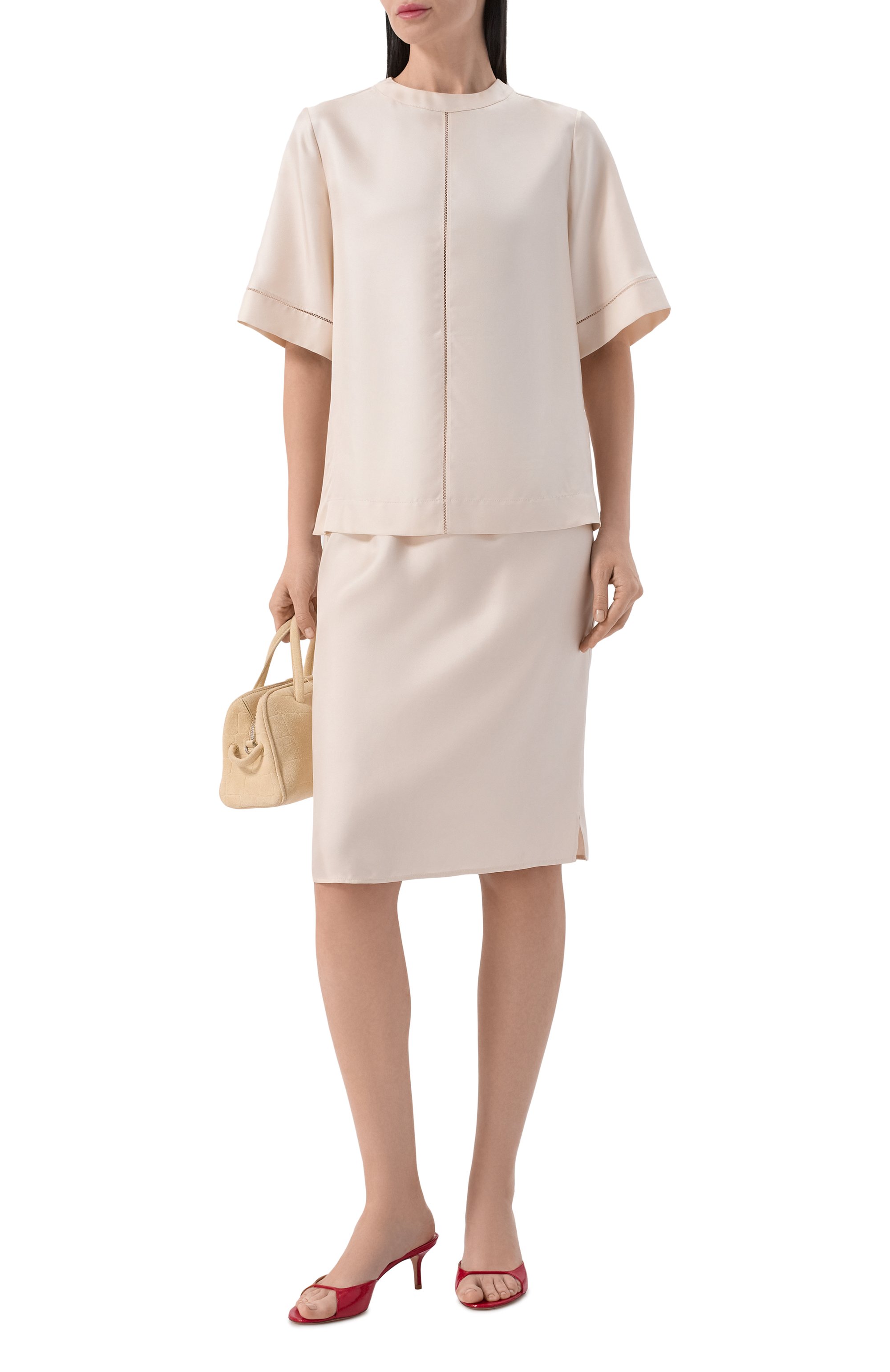 Шелковая юбка LOULOU DE SAISON, арт. VASALI, фото 2