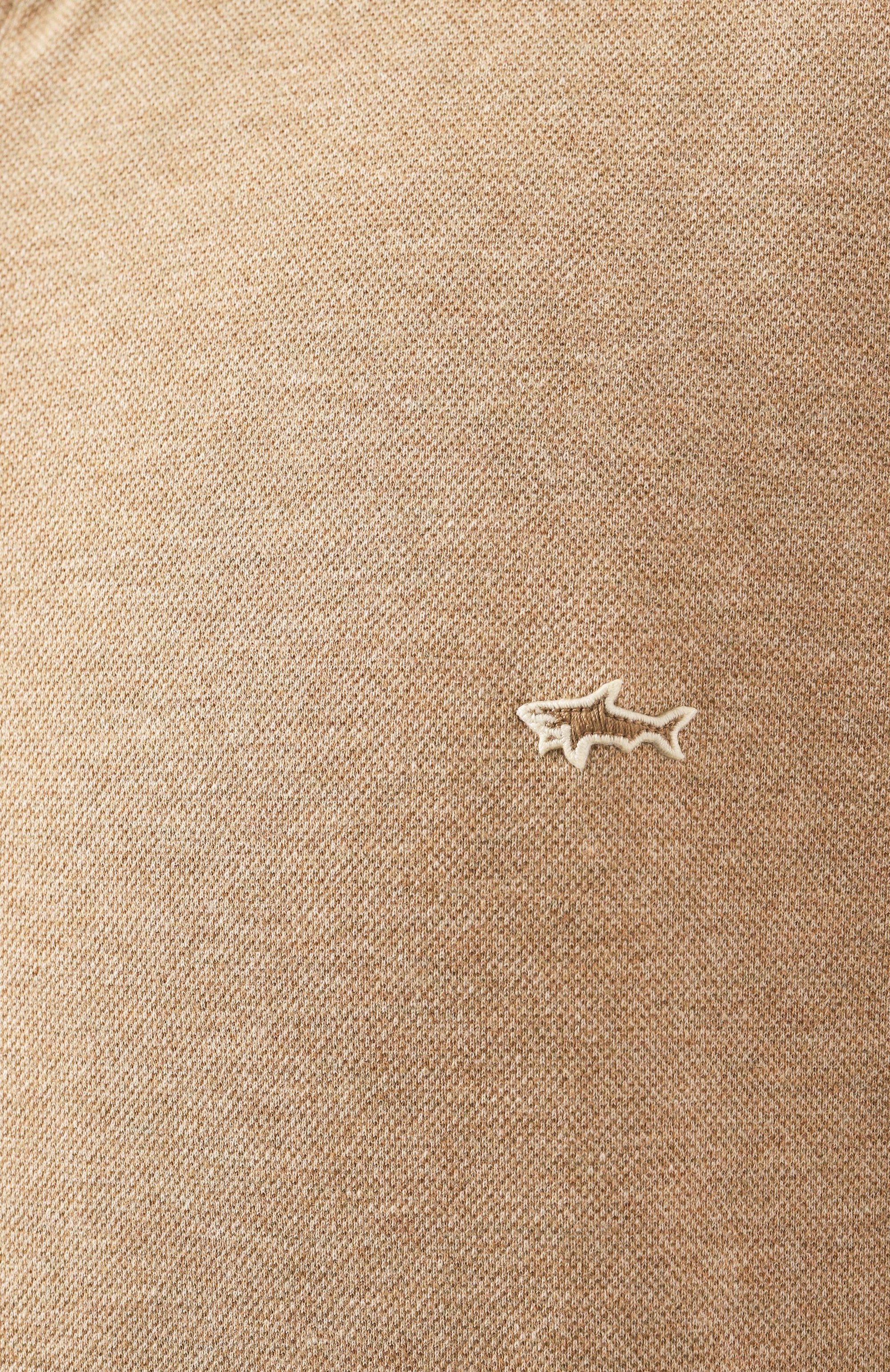 Хлопковое поло PAUL&SHARK бежевого цвета по цене 29650 руб., арт. 25411205/6XL, фото 6 Хлопковое поло PAUL&SHARK, арт. 25411205/6XL, фото 6