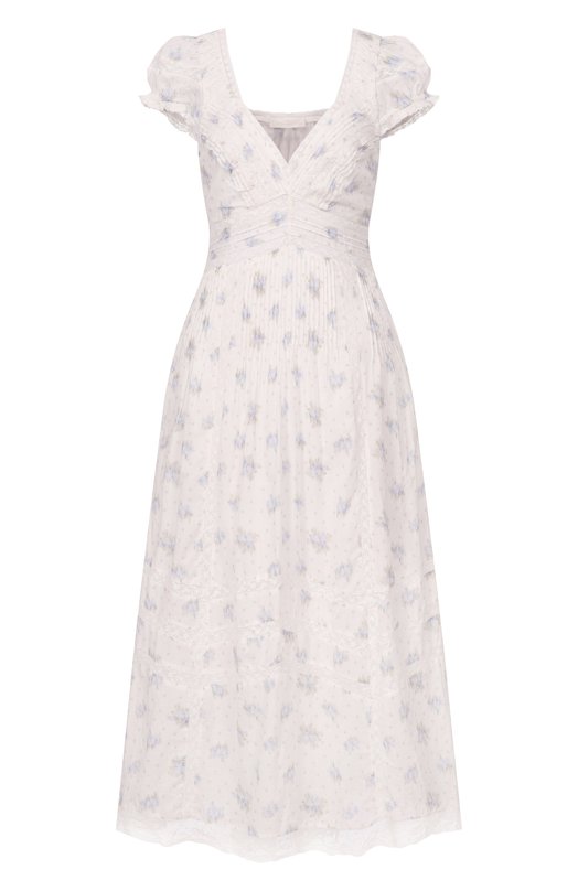 Хлопковое платье Love Shack Fancy D2566-3184 Кремовый D2566-3184