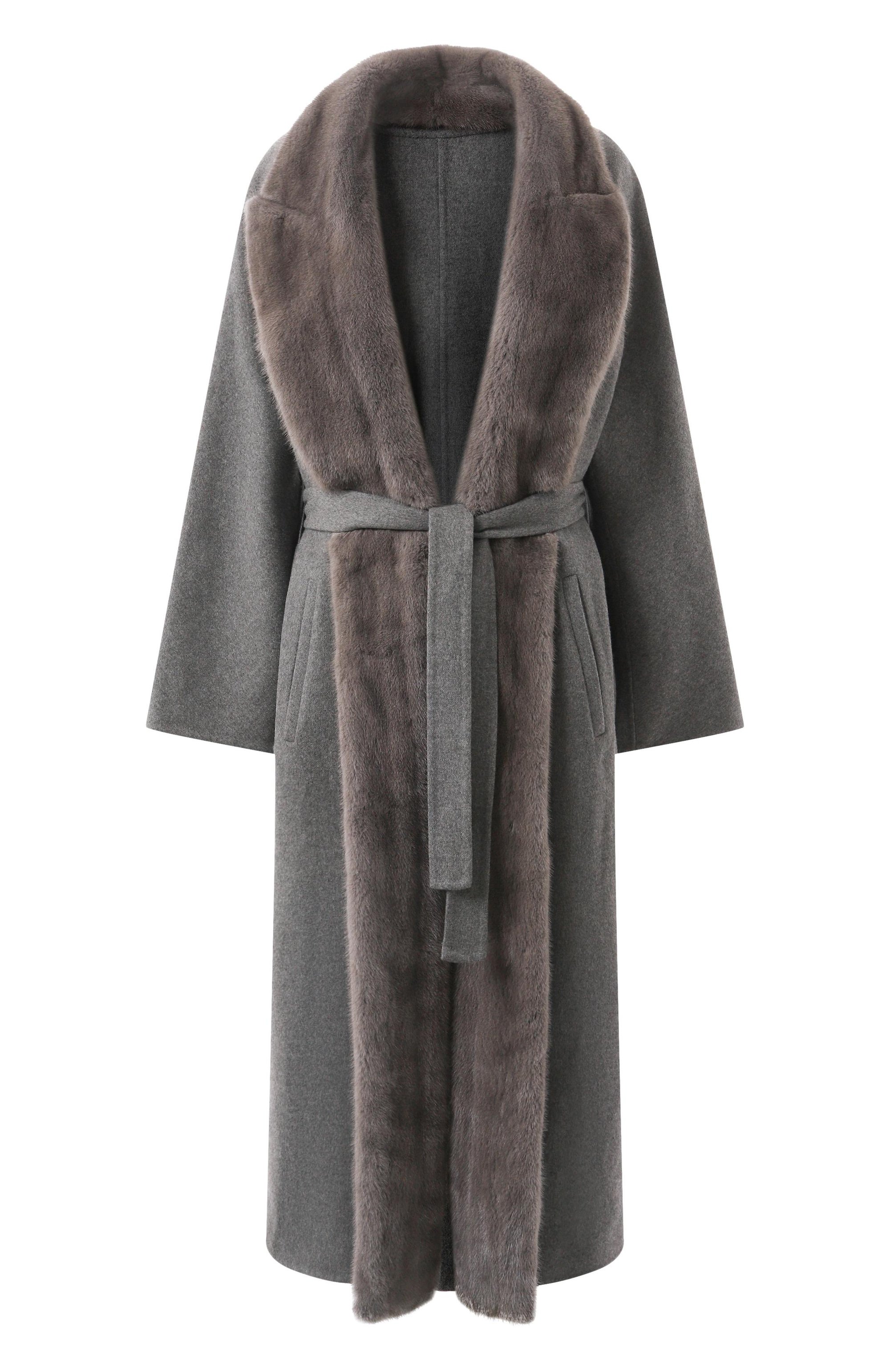 Пальто из шерсти и кашемира с отделкой из норки MVST, арт. FTBPL-Y326V, фото 1