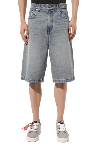 Джинсовые шорты RHUDE голубого цвета по цене 99500 руб., арт. RHSS24SH20012305, фото 3 Джинсовые шорты RHUDE, арт. RHSS24SH20012305, фото 3