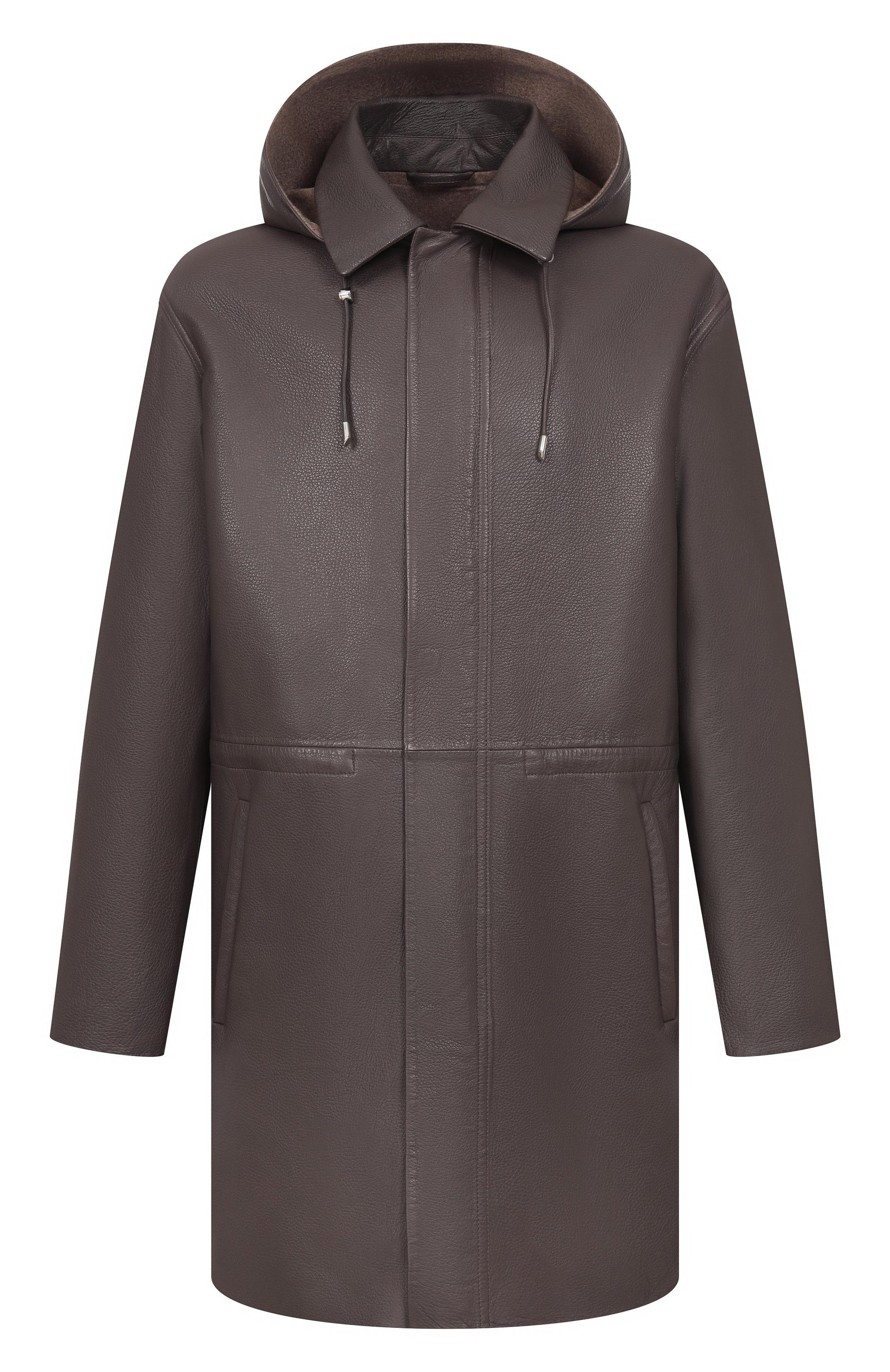 Кожаная парка MVST, арт. M25.1PM.C003*/BIG SIZE/CERV0 SILKY, фото 1