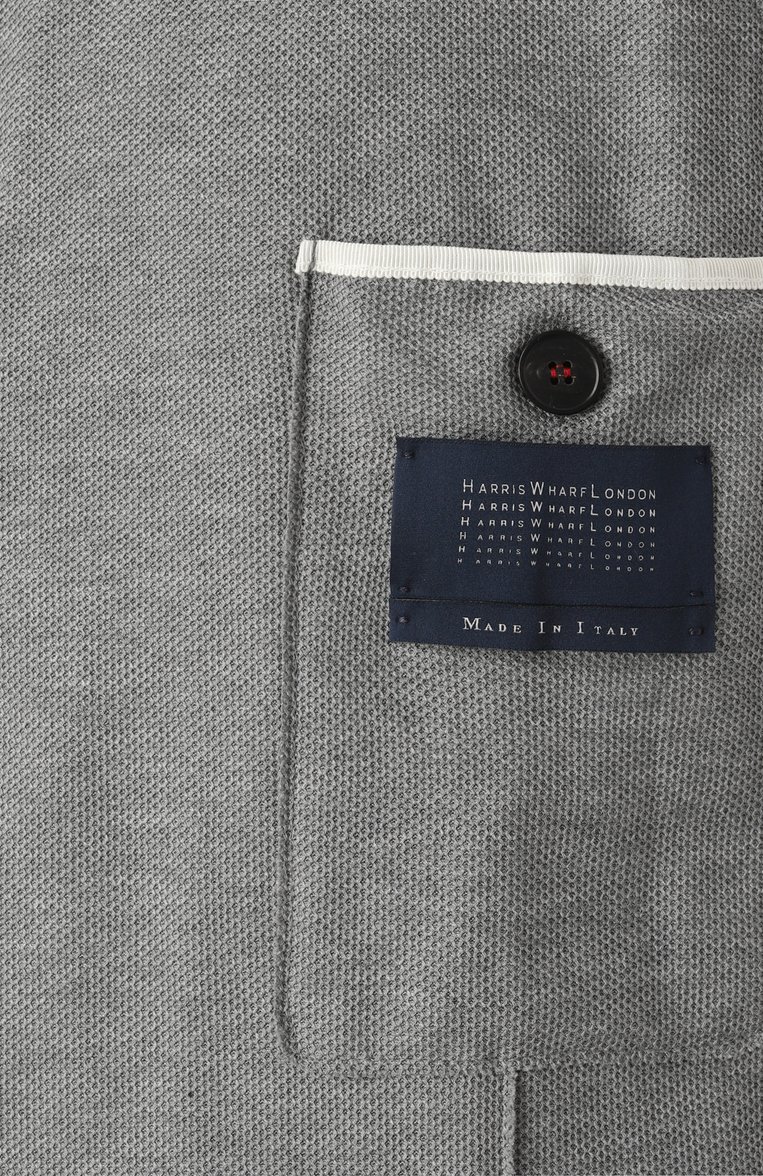 Хлопковый пиджак HARRIS WHARF LONDON, арт. C8P22PPR, фото 8