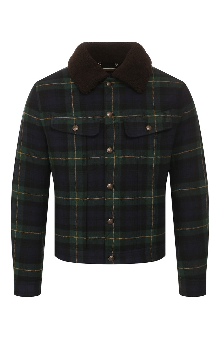 Шерстяная куртка с меховой подкладкой RALPH LAUREN, арт. 790750638, фото 1
