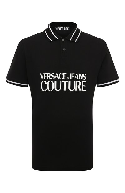Хлопковое поло VERSACE JEANS COUTURE, арт. 74GAGT03/CJ010, фото 1