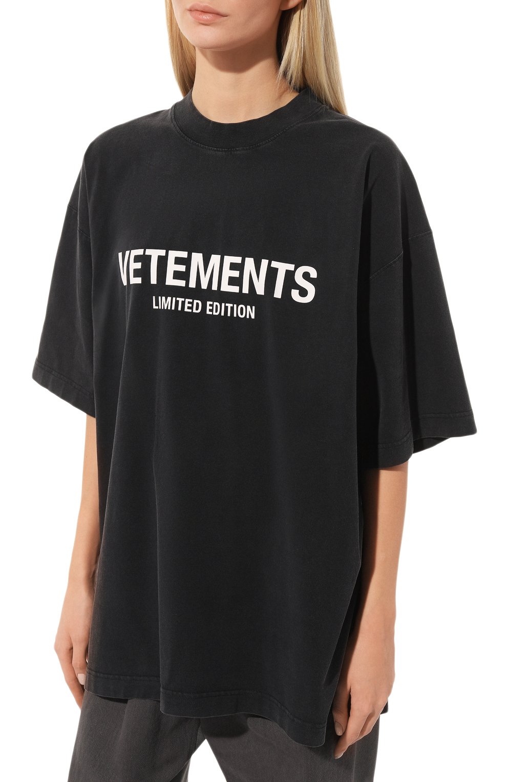 Хлопковая футболка VETEMENTS, арт. UE63TR720X, фото 3