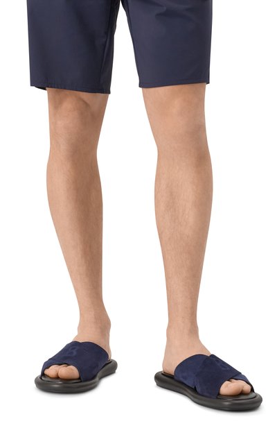 Замшевые шлепанцы portofino BOGNER, арт. P0RT0FIN0 M 2 B, фото 3