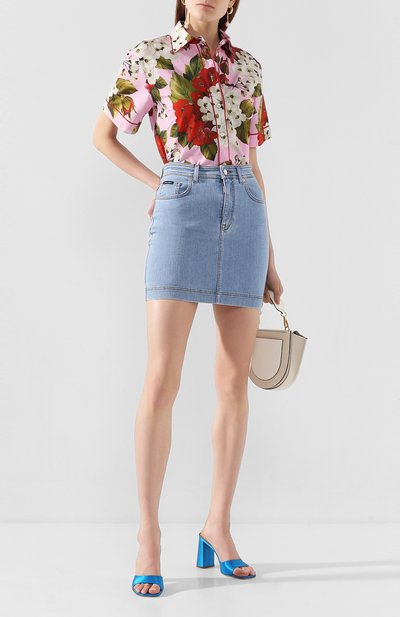Хлопковая блузка DOLCE & GABBANA, арт. F5M02T/HS5GF, фото 2