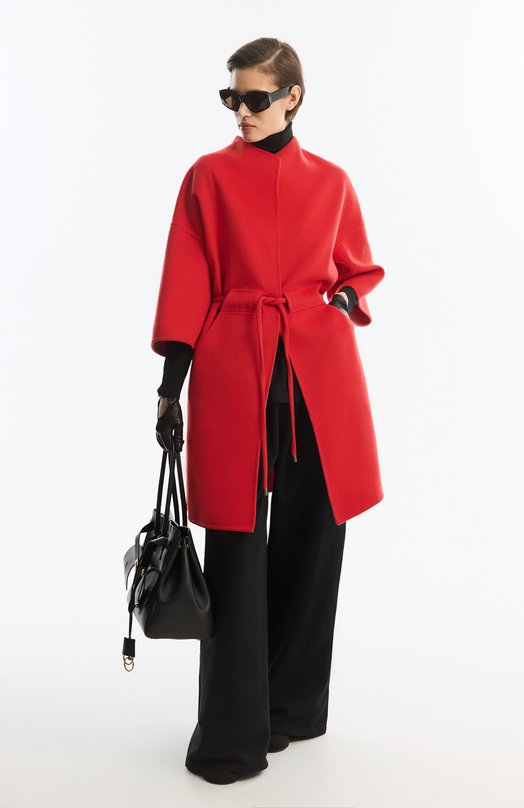 Шерстяное пальто Giorgio Armani GW002461/TE20107 Красный  GW002461/TE20107 Фото 6