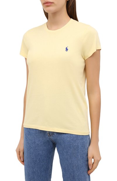Хлопковая футболка POLO RALPH LAUREN, арт. 211734144, фото 3