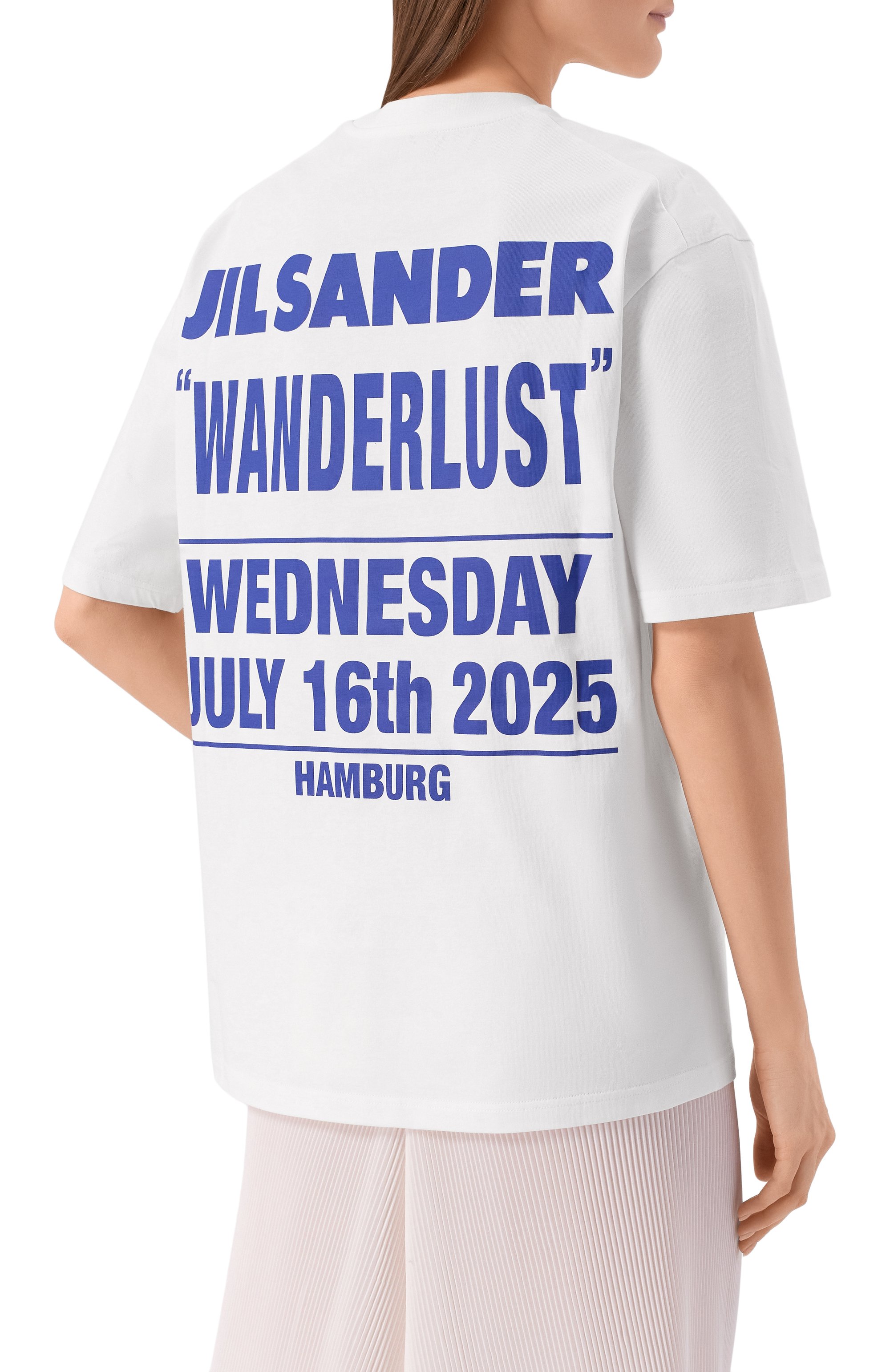 Хлопковая футболка JIL SANDER, арт. J03GC0157/J20362, фото 4