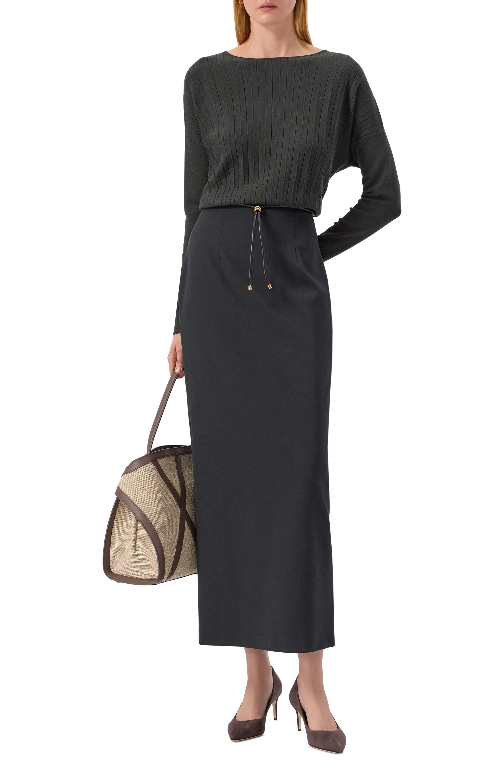 Шерстяная юбка AGNONA, арт. TG1007E/UW022E, фото 2