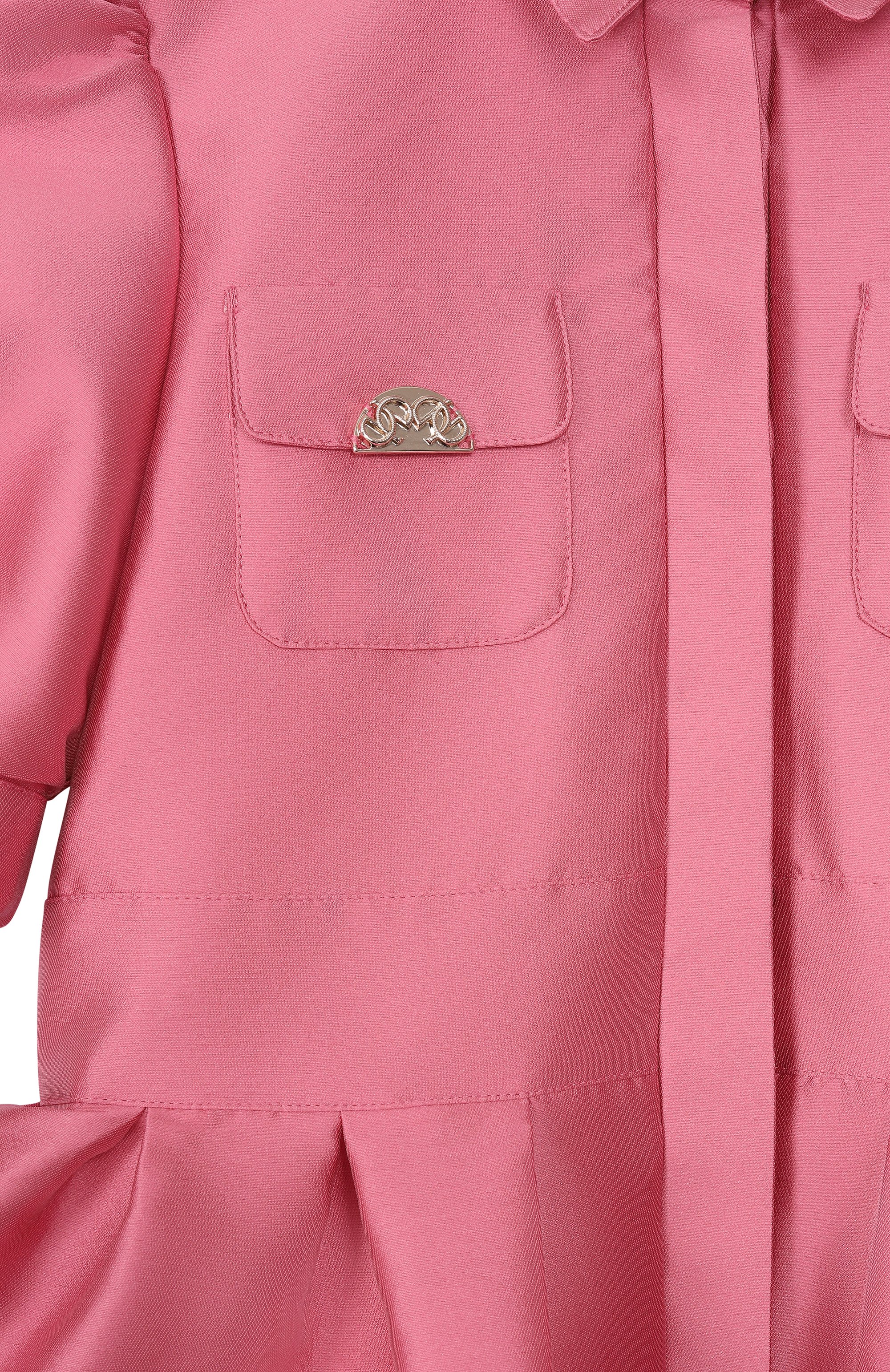 Платье ELIE SAAB JUNIOR темно-розового цвета по цене 79950 руб., арт. EFAB119/TS0807, фото 3 Платье ELIE SAAB JUNIOR, арт. EFAB119/TS0807, фото 3