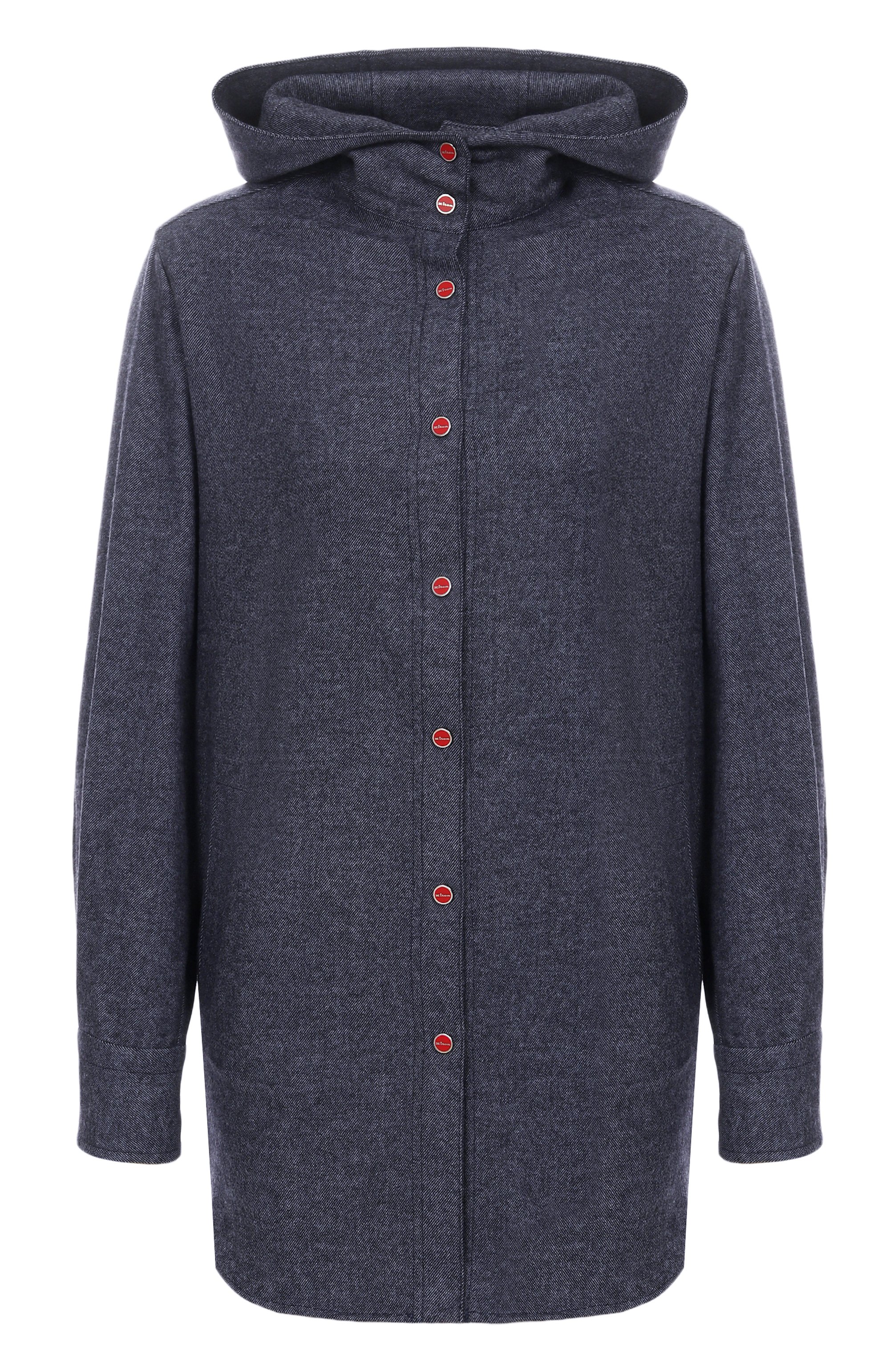 Рубашка из кашемира �и хлопка KITON, арт. D54435K0128A02, фото 1