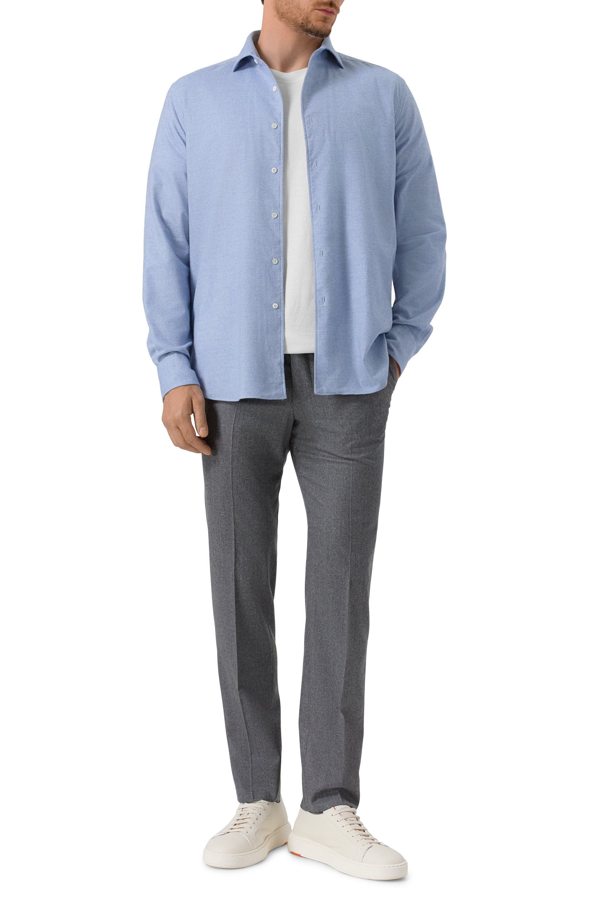 Шерстяные брюки CORNELIANI, арт. 264L25-2618111, фото 2