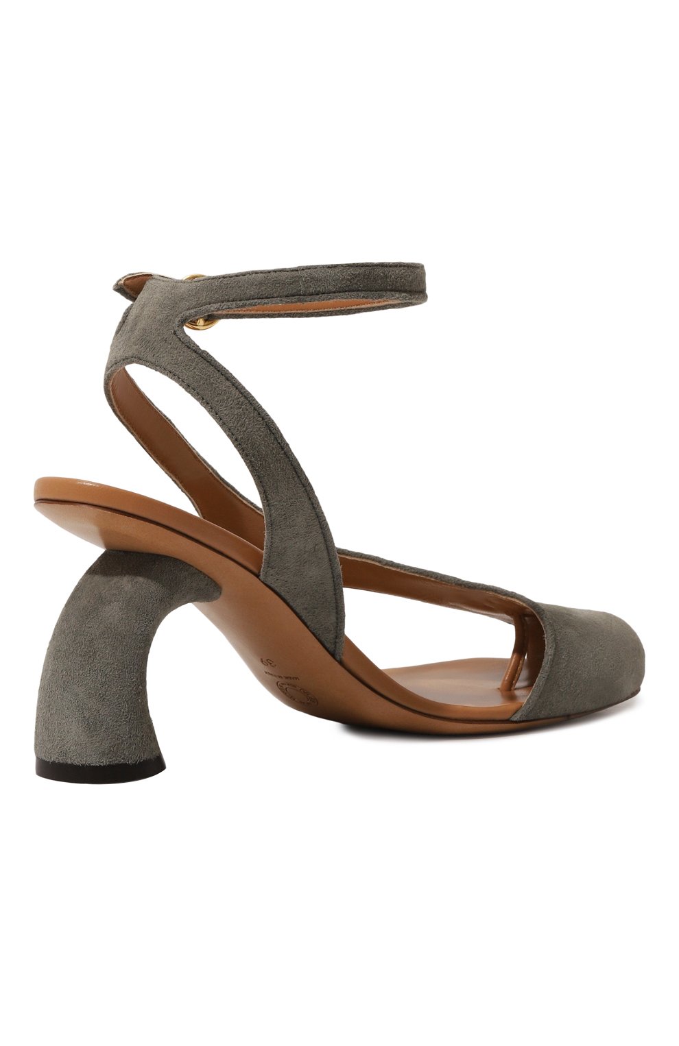 Замшевые босоножки DRIES VAN NOTEN, арт. WS242-1304-H75/153, фото 5