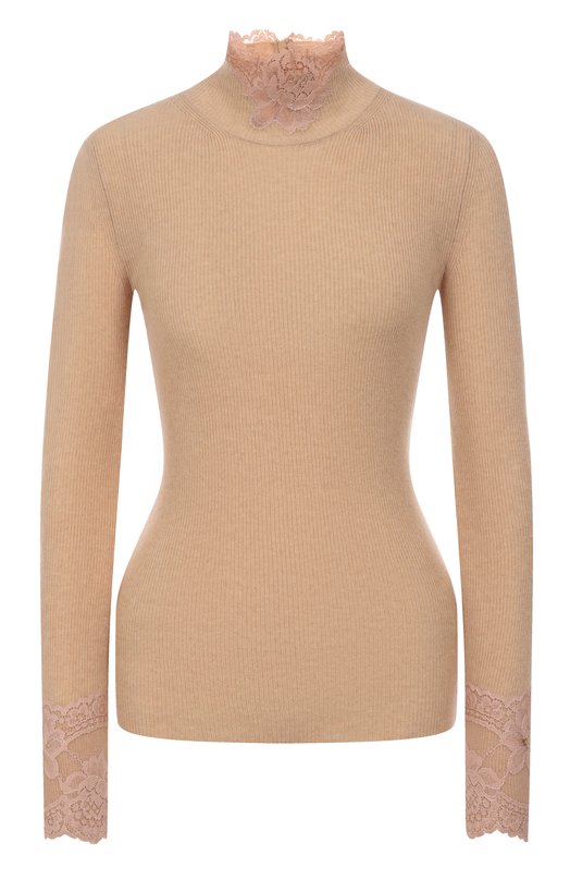 Кашемировая водолазка Valentino 7B0KC68L/9QT Бежевый 7B0KC68L/9QT