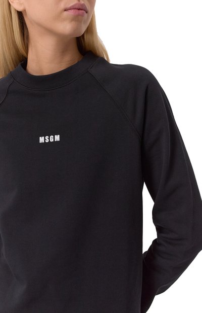Хлопковый свитшот MSGM, арт. 2000MDM503/300000, фото 5