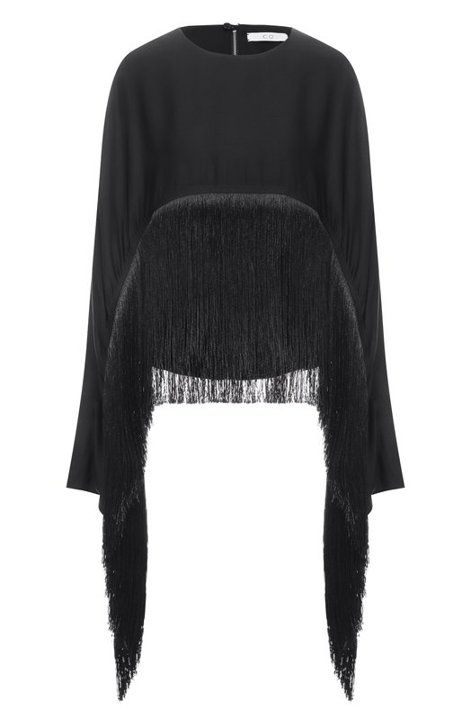 Топ из вискозы Co 2952LVRF-F25 Чёрный 2952LVRF-F25