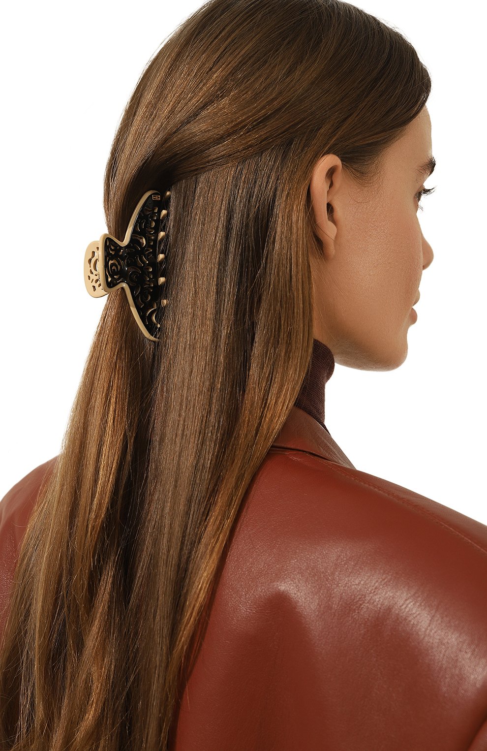 Заколка для волос ALEXANDRE DE PARIS разноцветного цвета по цене 19040 руб., арт. ACCM-17181-03 X, фото 2 Заколка для волос ALEXANDRE DE PARIS, арт. ACCM-17181-03 X, фото 2