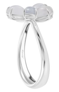 Кольцо MERCURY бесцветного цвета по цене 468000 руб., арт. MR18723/WG/FLMST_L, фото 3 Кольцо MERCURY, арт. MR18723/WG/FLMST_L, фото 3