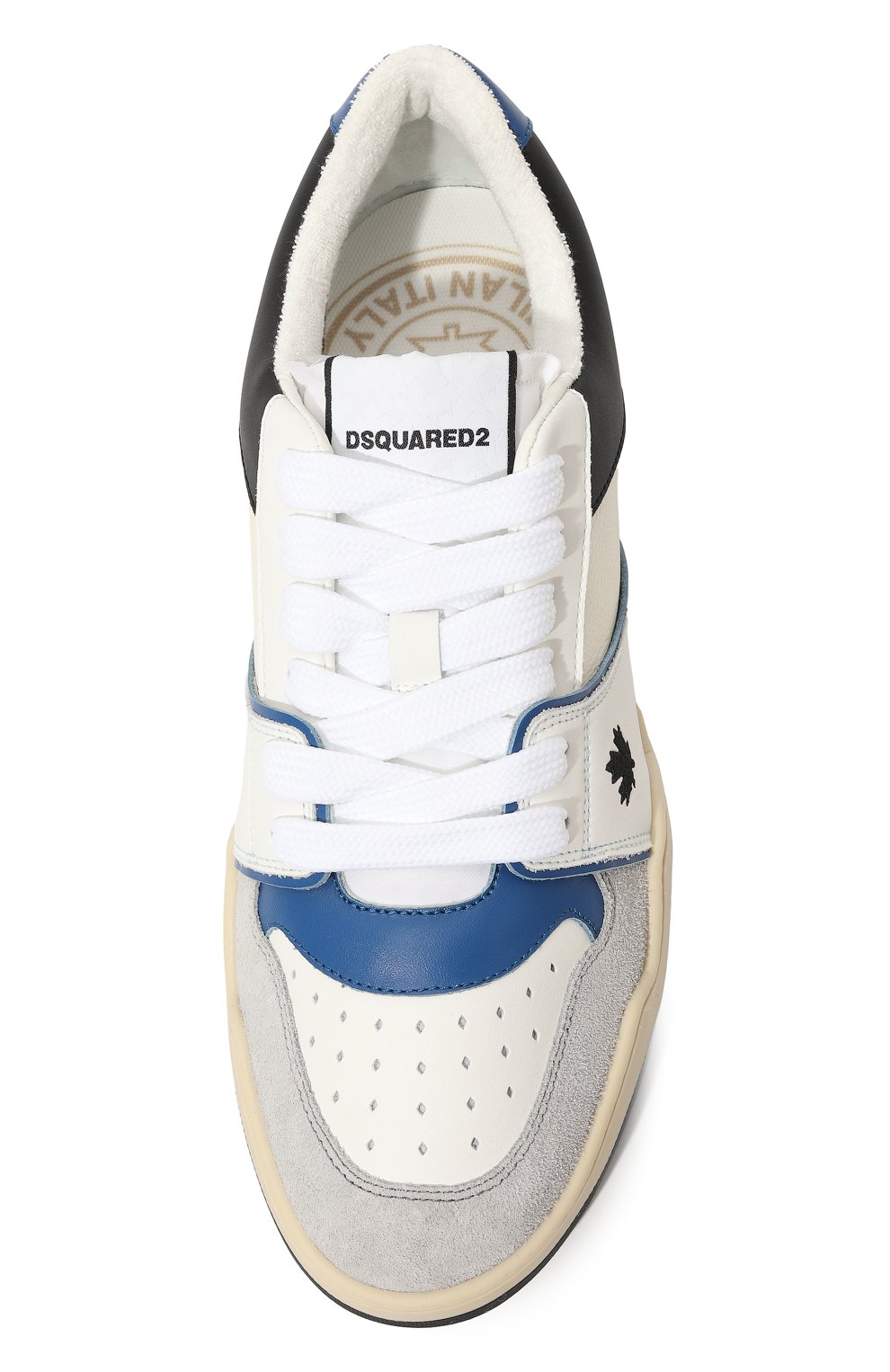 Кожаные кеды spiker DSQUARED2, арт. SNM0315/01606243, фото 6