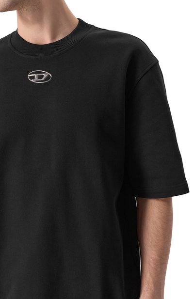 Хлопковый свитшот DIESEL черного цвета по цене 16300 руб., арт. A11580/0BMBJ, фото 5 Хлопковый свитшот DIESEL, арт. A11580/0BMBJ, фото 5