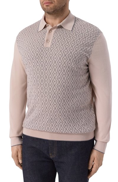 Поло из шерсти и шелка STEFANO RICCI, арт. KE06010P03/E25402, фото 3