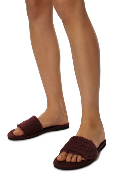 Текстильные шлепанцы N21, арт. 22ESS03290329/FLAT, фото 3