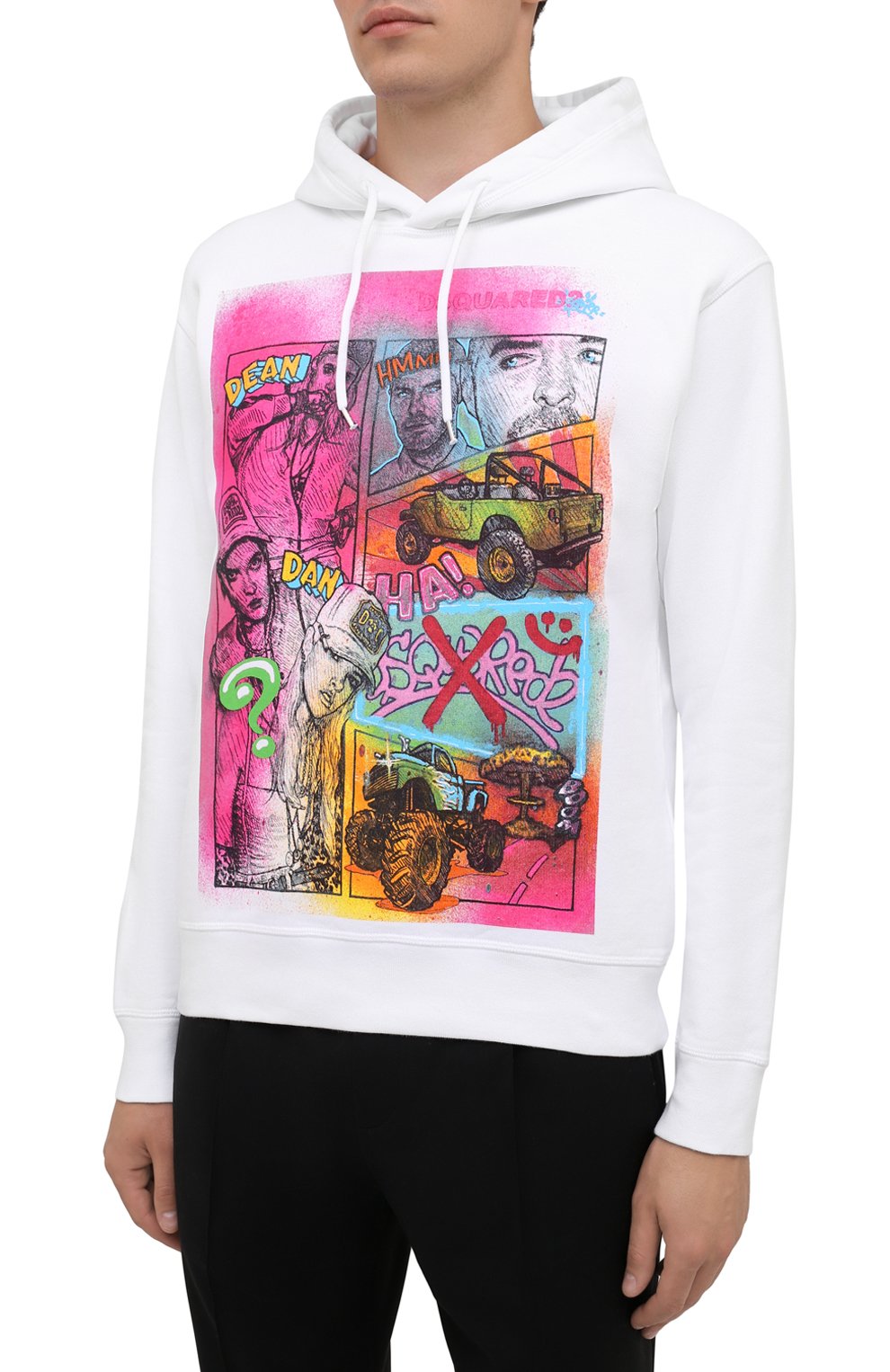 Хлопковое худи DSQUARED2, арт. S71GU0452/S25042, фото 3