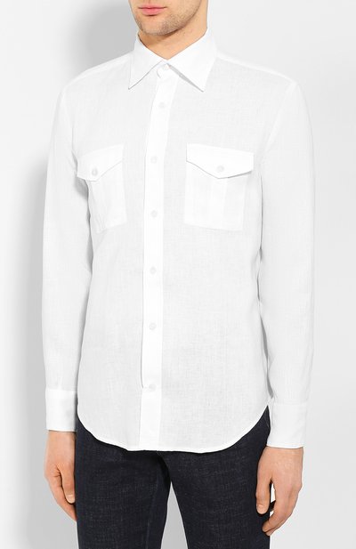 Льняная рубашка ELEVENTY PLATINUM, арт. A75CAMA08 TES0A001, фото 3